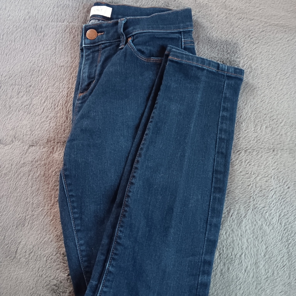 LOFT Women's Deep Indigo Skinny Jeans